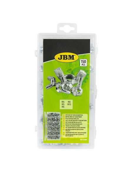 Tuercas Mariposa Métricas HJM Estuche 150 Pz