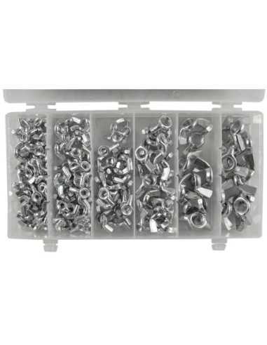Tuercas Mariposa Métricas HJM Estuche 150 Pz
