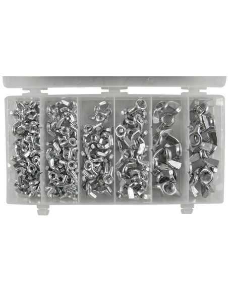 Tuercas Mariposa Métricas HJM Estuche 150 Pz