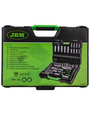 Estuche de Herramientas JBM 108 Pz 54037 | Caja o carro de herramientas JBM resistente y funcional