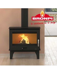 Estufa De Leña BRONPI Senaplus Frontal Crist | Hogar Cahersa