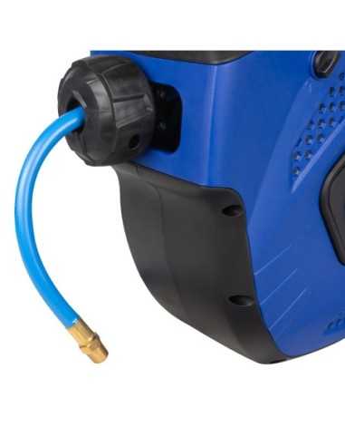 Manguera Aire Comprimido JBM Carrete 11 Mt Azul Autoenrrollable