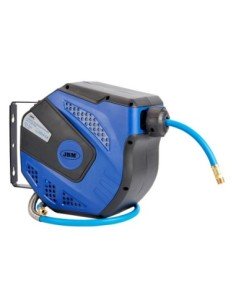 Manguera Aire Comprimido JBM Carrete 13 Mt Azul Autoenrrollable