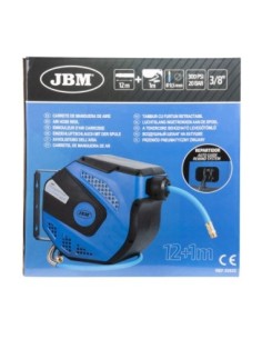Manguera Aire Comprimido JBM Carrete 13 Mt Azul Autoenrrollable 2