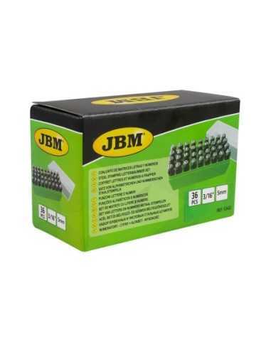 Matrices Letras y Números JBM 5 mm