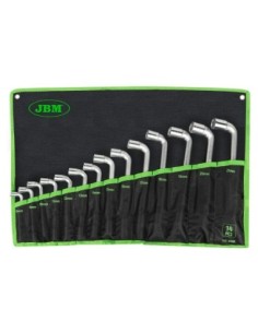 Llaves de Pipa JBM Doble Boca Kit 14 Pz