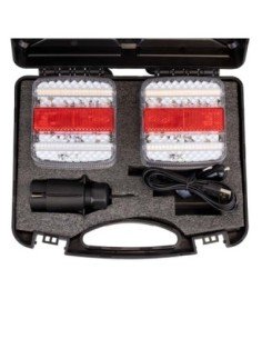 Pilotos Led Auxiliares Vehículos JBM Magnéticos Inalámbricos Set 2 2