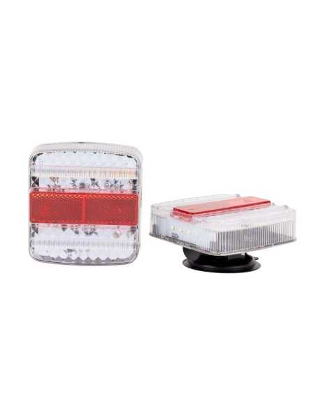 Pilotos Led Auxiliares Vehículos JBM Magnéticos Inalámbricos Set 2