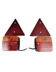 Pilotos Led Auxiliares Vehículos JBM Magnéticos y Catareflectantes Set2 51886