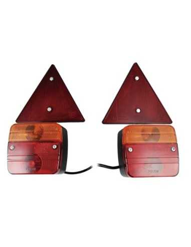 Pilotos Led Auxiliares Vehículos JBM Magnéticos y Catareflectantes Set2 51886