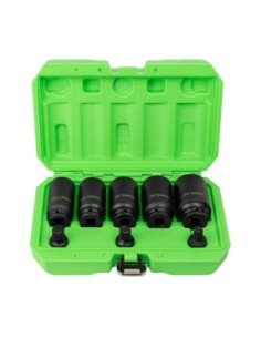 Llaves de Vaso de Impacto JBM Set 5 Vasos y+ 3 Puntas XZN de 1/2 52547