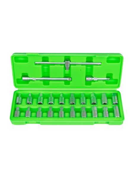 Llaves de Vaso JBM para Tapones de Carter Estuche 23 Pz