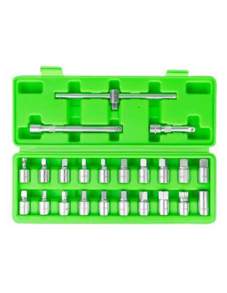 Llaves de Vaso JBM para Tapones de Carter Estuche 23 Pz