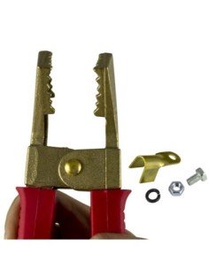 PINZA PARA CABLE DE ARRANQUE LATON ROJA JBM 2