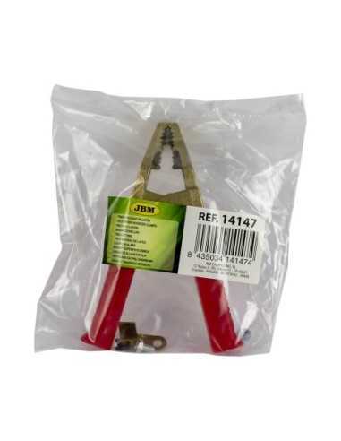 PINZA PARA CABLE DE ARRANQUE LATON ROJA JBM