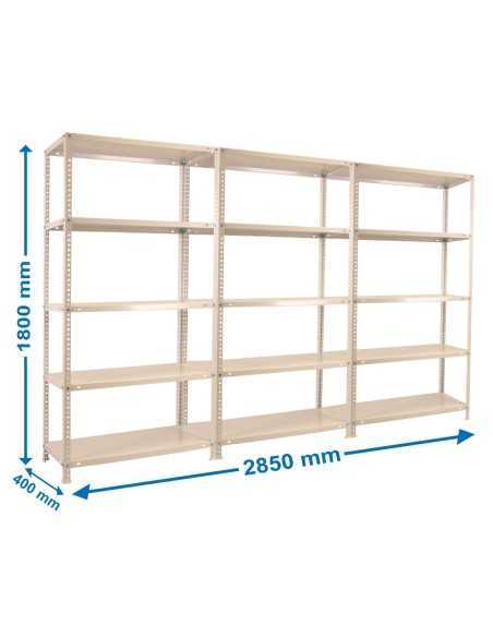 Pack 3 comfort 5/400 blanco