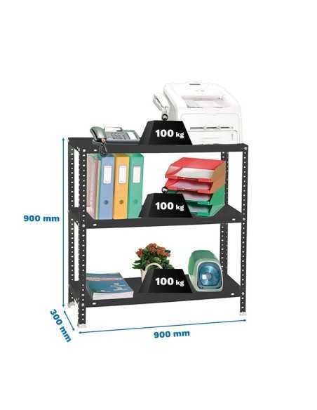 Estantería SIMONRACK Comfort 3/300 900 antracita