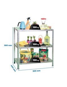 Estantería SIMONRACK Comfort 3/400 900 galvanizado