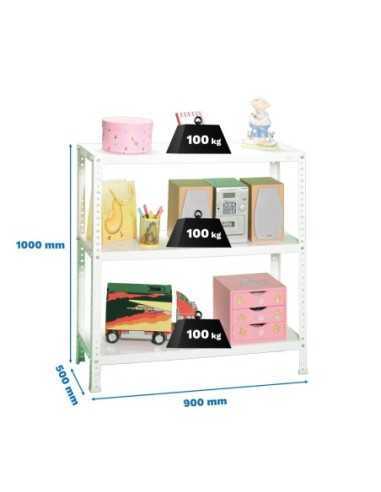 Estantería SIMONRACK Comfort 3/500 1000 blanco