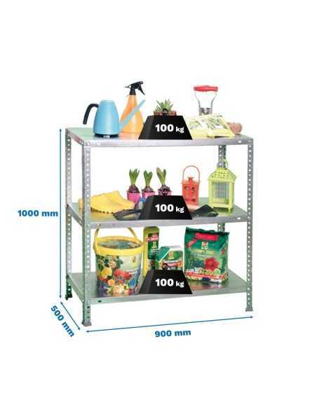 Estantería SIMONRACK Comfort 3/500 1000 galvanizado