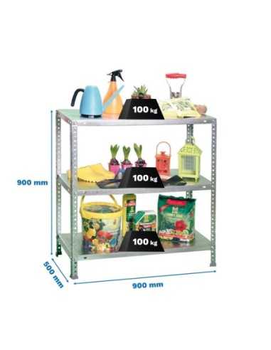 Estantería SIMONRACK Comfort 3/500 900 galvanizado