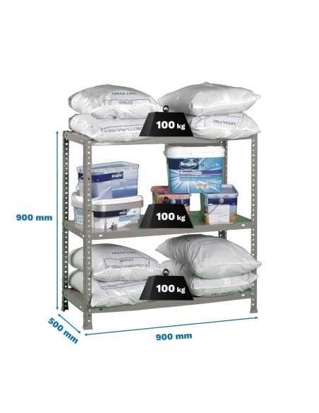 Estantería SIMONRACK Comfort 3/500 900 gris