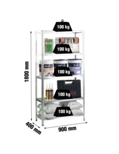 Estantería SIMONRACK Comfort 5/400 galvanizado