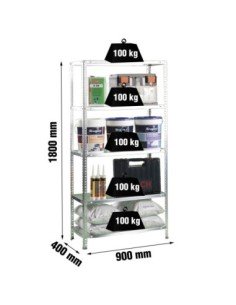 Estantería SIMONRACK Comfort 5/400 galvanizado