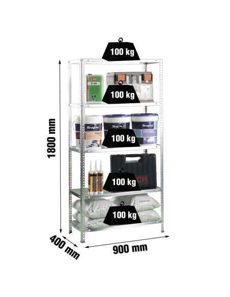 Estantería SIMONRACK Comfort 5/400 galvanizado