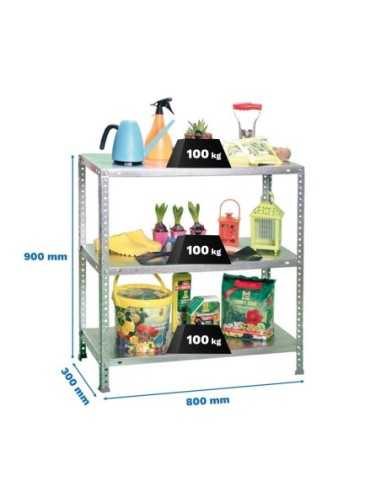 Estantería SIMONRACK SimonrackComfort mini 3/300 900 galvanizado