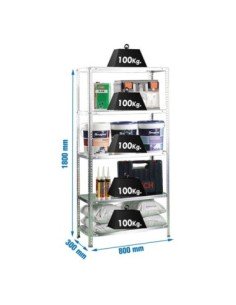 Estantería SIMONRACK Comfort mini 5/300 galvanizado