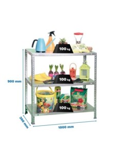 Estantería SIMONRACK SimonrackComfort plus 3/300 900 galvanizado
