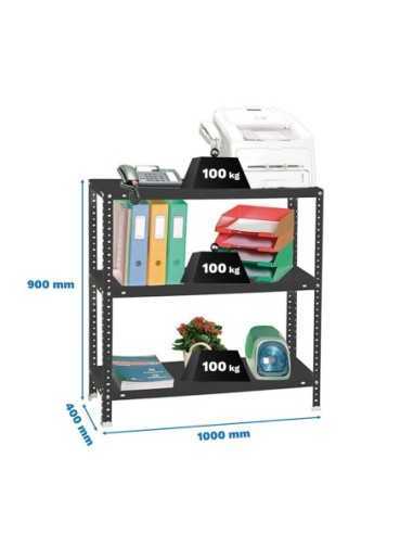 Estantería SIMONRACK SimonrackComfort plus 3/400 900 antracita