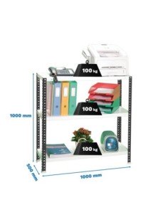 Estantería SIMONRACK SimonrackComfort plus 3/500 1000 antracita/blanco