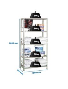 Estantería SIMONRACK SimonrackComfort superplus 5/300 gris