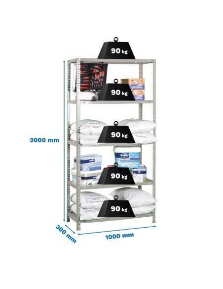 Estantería SIMONRACK SimonrackComfort superplus 5/300 gris