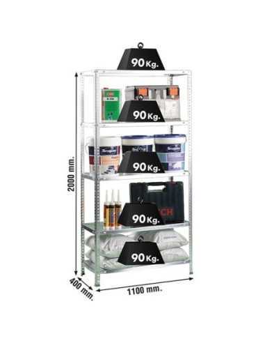 Estantería SIMONRACK SimonrackComfort superplus 5/400 galva