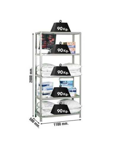 Estantería SIMONRACK SimonrackComfort superplus 5/500 gris