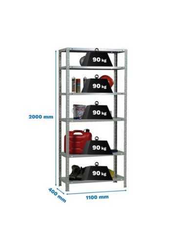 Estantería SIMONRACK SimonrackComfort superplus 6/400 galva