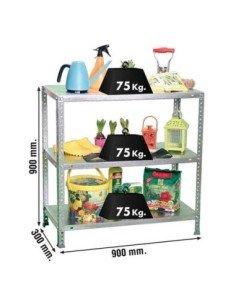 Estantería SIMONRACK Advantage Kit 3/300 900 galvanizado