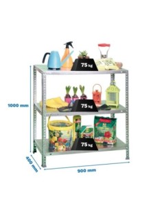 Estantería SIMONRACK Advantage Kit 3/400 1000 galvanizado