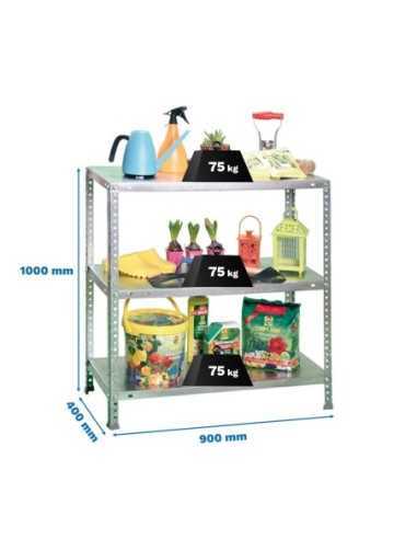Estantería SIMONRACK Advantage Kit 3/400 1000 galvanizado