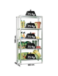 Estantería SIMONRACK Advantage Kit 5/400 galvanizado