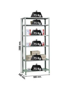 Estantería SIMONRACK Advantage Kit 6/300 galvanizado