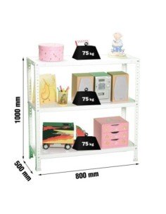 Estantería SIMONRACK Advantage Kit mini 3/500 1000 blanco