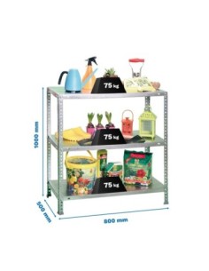 Estantería SIMONRACK Advantage Kit mini 3/500 1000 galvanizado