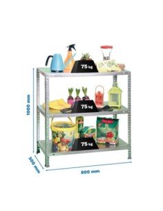 Estantería SIMONRACK Advantage Kit mini 3/500 1000 galvanizado