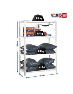 Estantería SIMONRACK Advantage Kit mini 4/300 1500 blanco