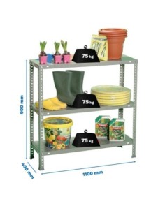 Estantería SIMONRACK Advantage Kit superplus 3/400 900 gris