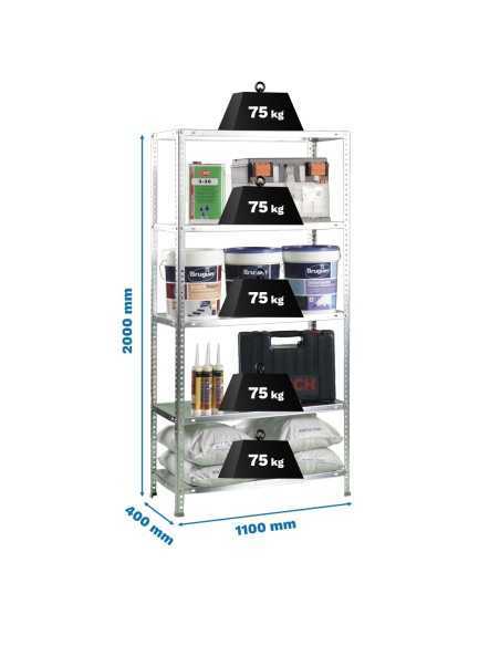 Estantería SIMONRACK Advantage Kit superplus 5/400 galva